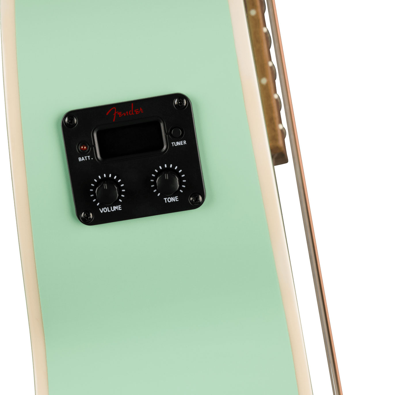 Fender Monterey E California Standard Om Epicea Sapele Wal - Surf Green - Folk guitar - Variation 2