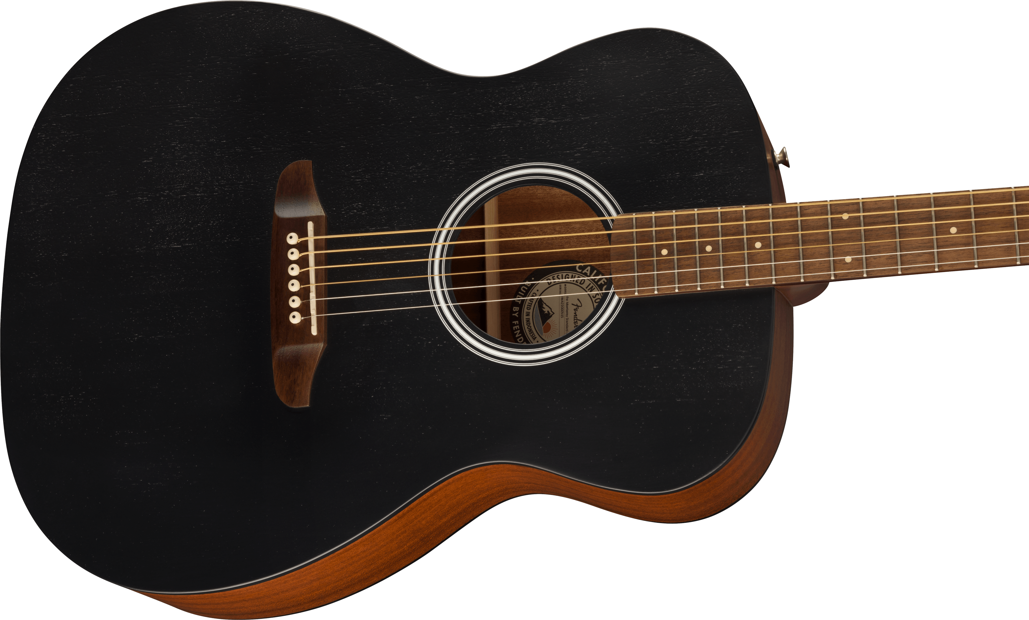 Fender Monterey Standard Sapelle Wal - Black Top - Acoustic guitar & electro - Variation 2