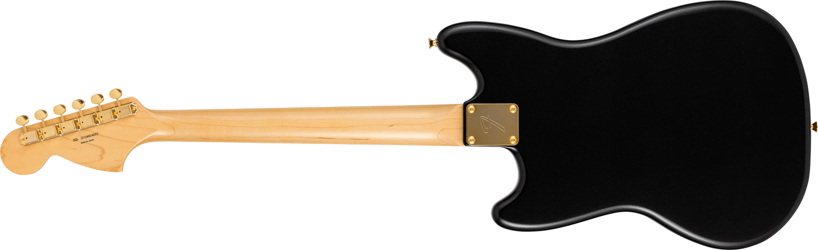 Fender Mustang 60s Traditional Mij Ltd Jap Shsc 2s Trem Rw - Black Pearl - Retro rock electric guitar - Variation 1