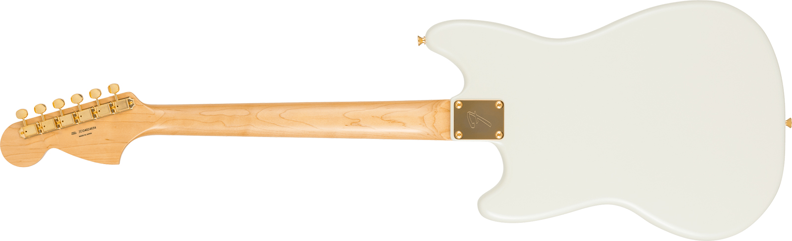 Fender Mustang 60s Traditional Mij Ltd Jap Shsc 2s Trem Rw - White Pearl - Retro rock electric guitar - Variation 1