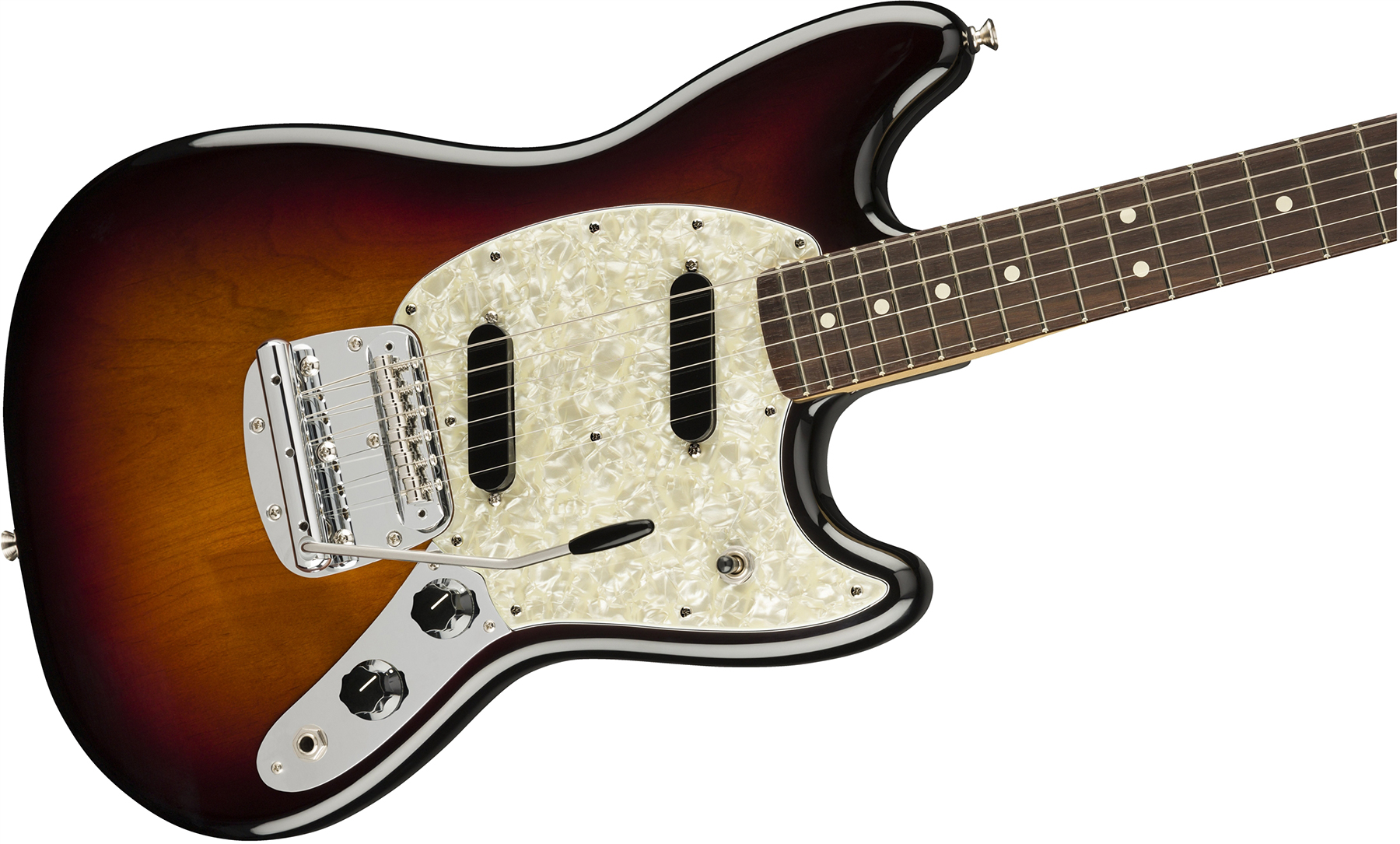 Fender Mustang American Performer Usa Ss Rw - 3-color Sunburst - Double cut electric guitar - Variation 2