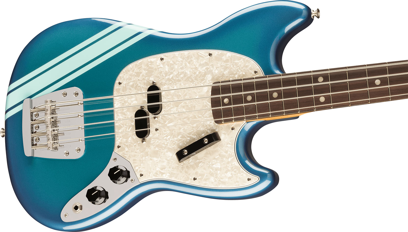 Fender Mustang Bass 70s Competition Vintera 2 Rw - Competition Blue - Solid body electric bass - Variation 2