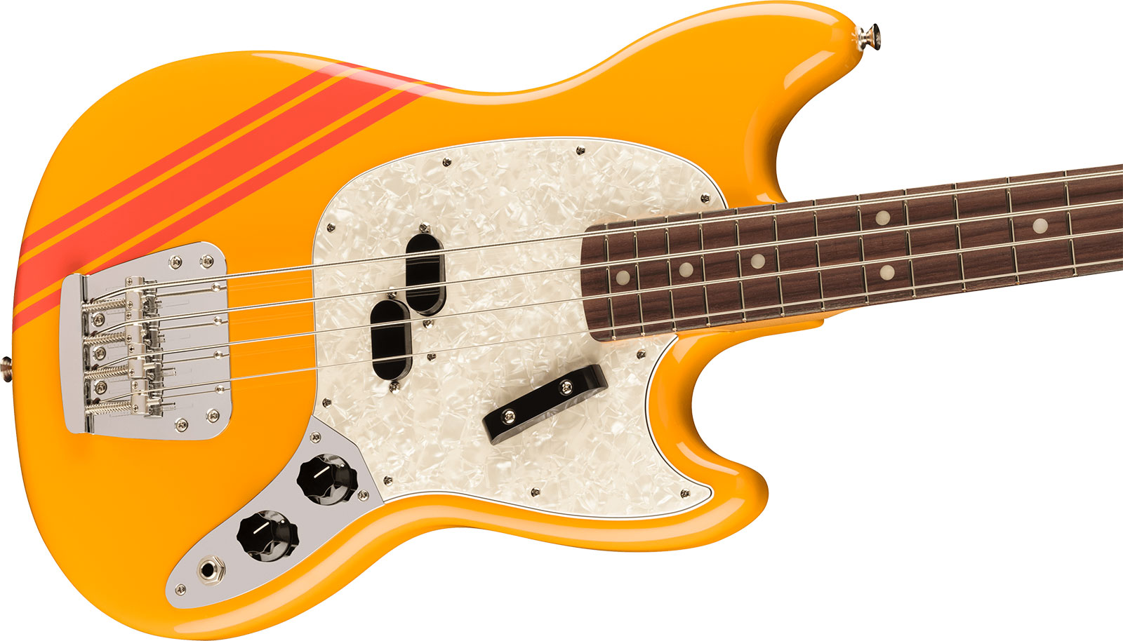 Fender Mustang Bass 70s Competition Vintera 2 Rw - Competition Orange - Solid body electric bass - Variation 2