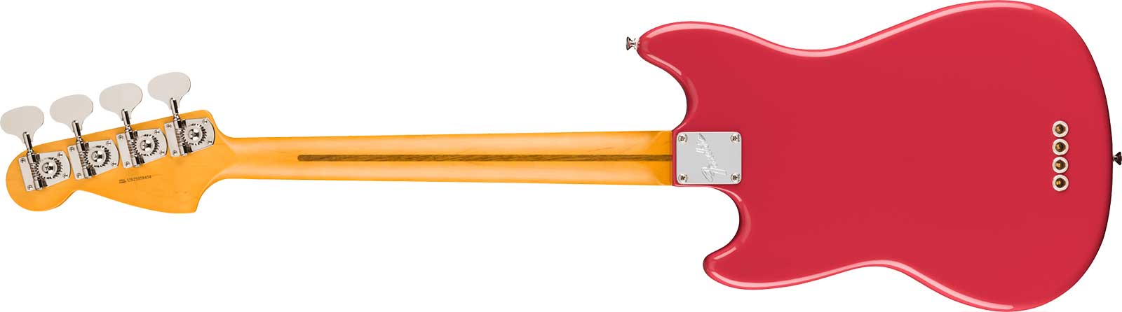 Fender Mustang Bass Classic American Pro Usa Shsc Mn - Faded Dakota Red - Solid body electric bass - Variation 1