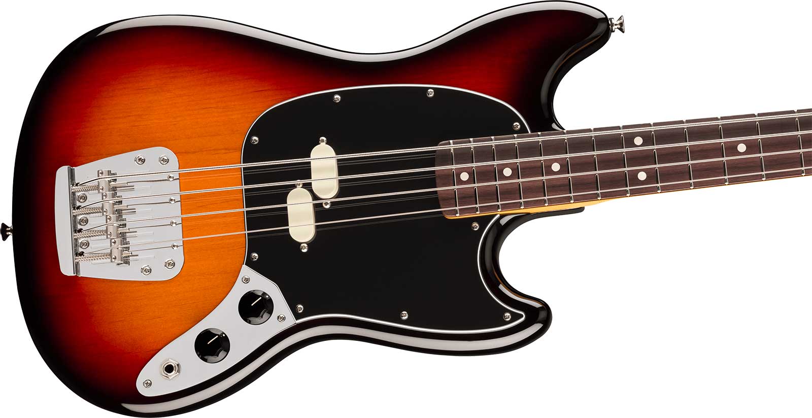 Fender Mustang Bass Classic American Pro Usa Shsc Rw - 3-color Sunburst - Solid body electric bass - Variation 2