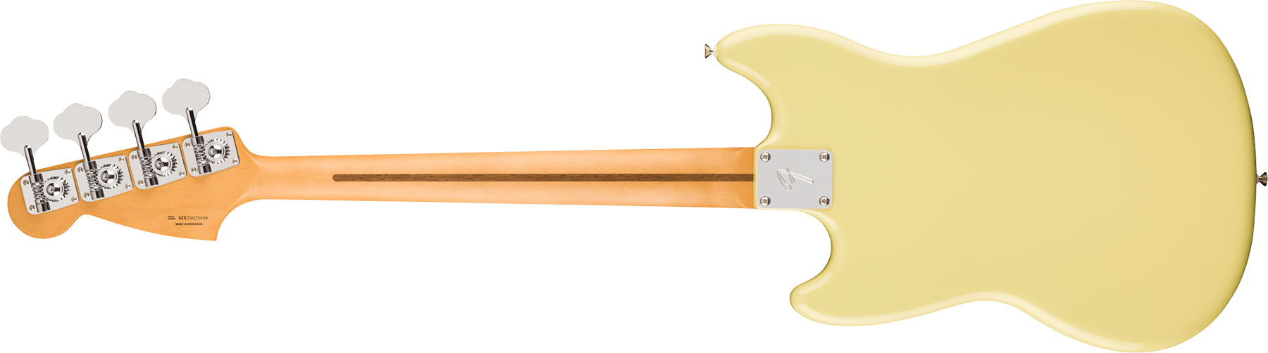 Fender Mustang Bass Pj Player Ii Mex Ss Rw - Hialeah Yellow - Solid body electric bass - Variation 1