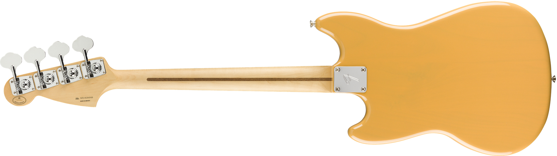 Fender Mustang Bass Pj Player Ltd Mex Mn - Butterscotch Blonde - Electric bass for kids - Variation 1