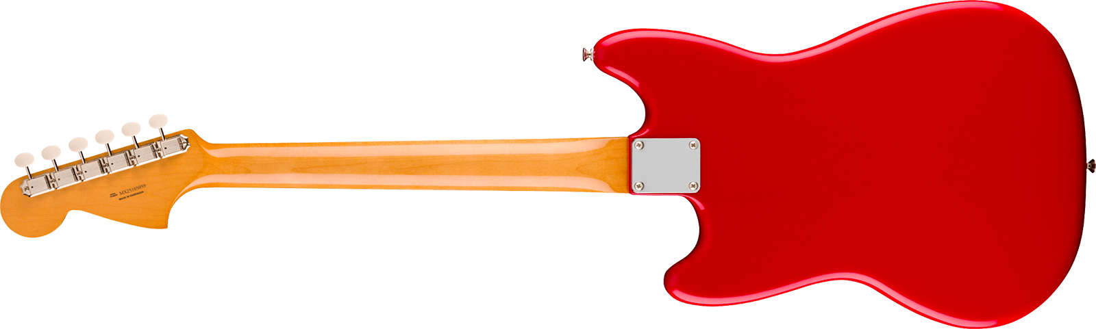 Fender Mustang Mid 60s Vintera 3 Mex Shsc 2s Trem Rw - Dakota Red - Retro rock electric guitar - Variation 1