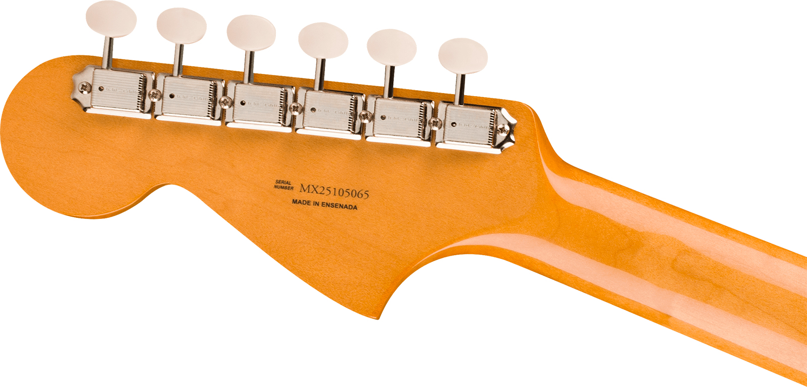 Fender Mustang Mid 60s Vintera 3 Mex Shsc 2s Trem Rw - Dakota Red - Retro rock electric guitar - Variation 3