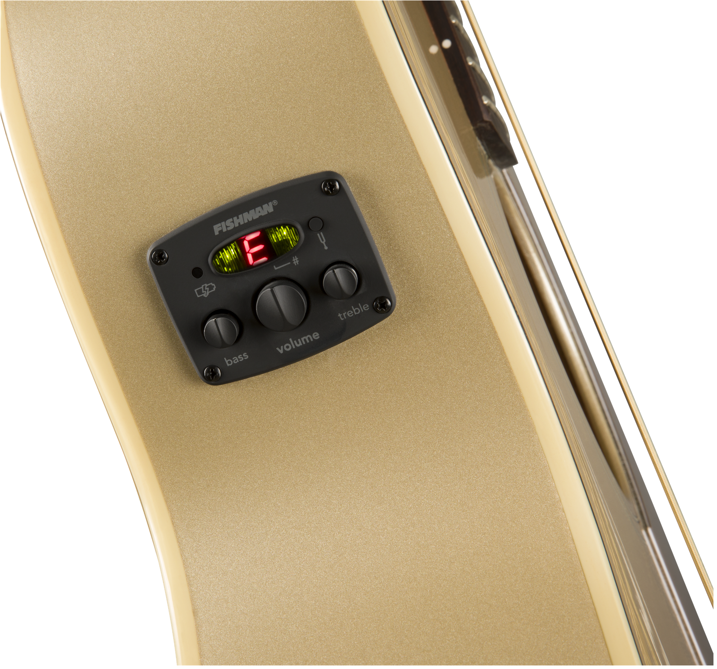 Fender Newporter Player Auditorium Cw Epicea Acajou Wal - Champagne - Electro acoustic guitar - Variation 4