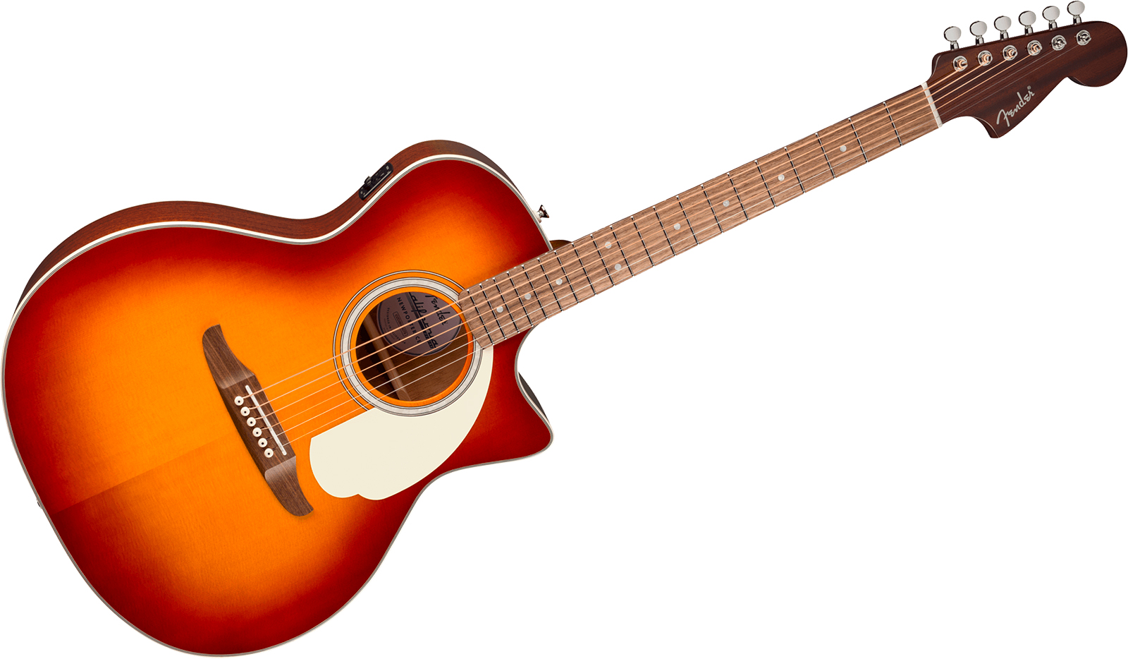 Fender Newporter Deluxe Ce California Auditorium Cw Epicea Acajou Wal - Sienna Sunburst - Folk guitar - Variation 1