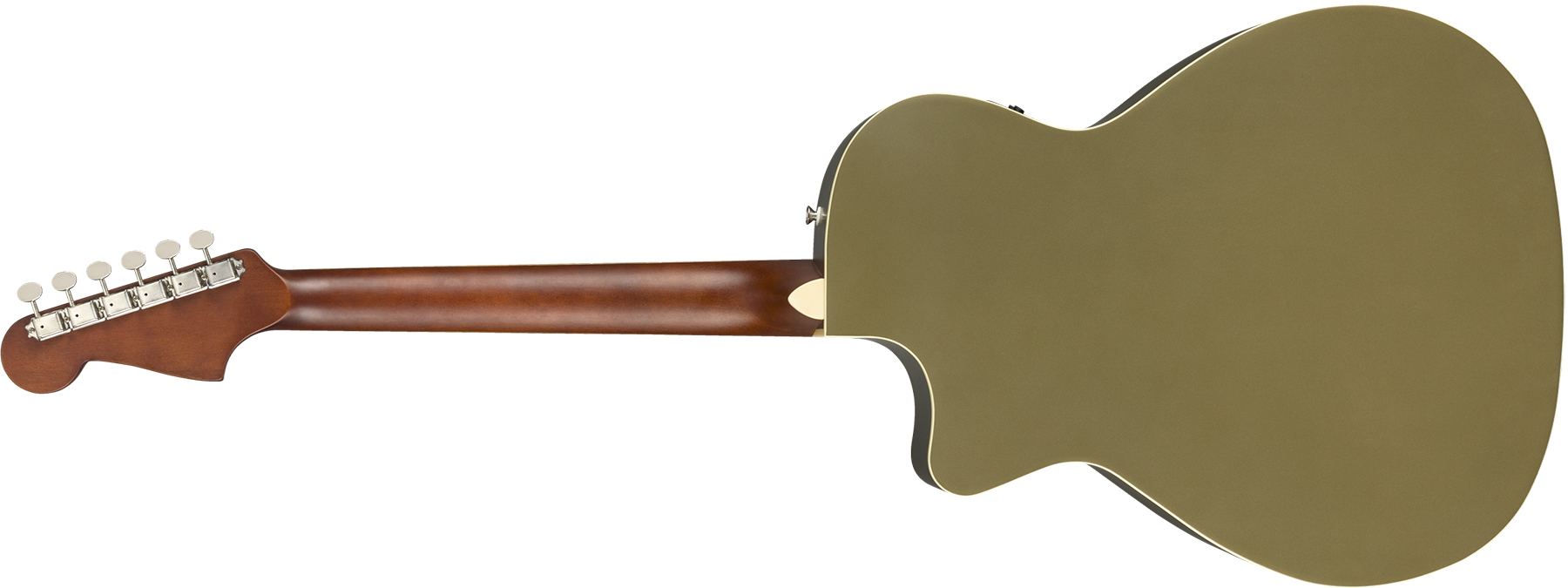 Fender Newporter Player Auditorium Cw Epicea Acajou Wal - Olive Satin - Electro acoustic guitar - Variation 1