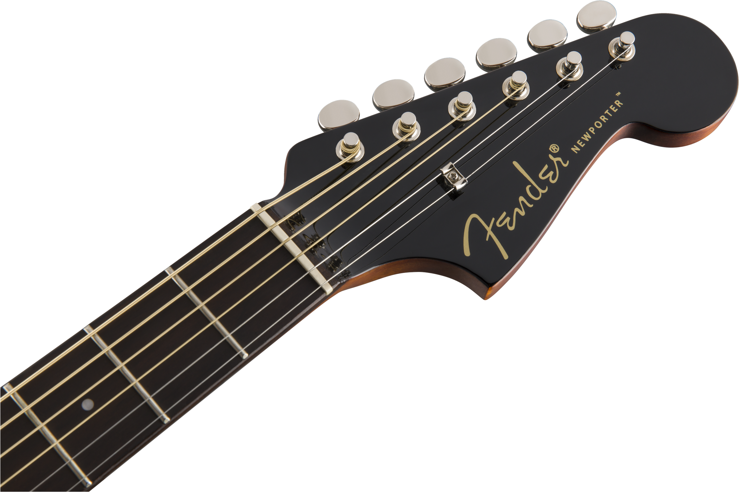 Fender Newporter Player - Jetty Black - Acoustic guitar & electro - Variation 4