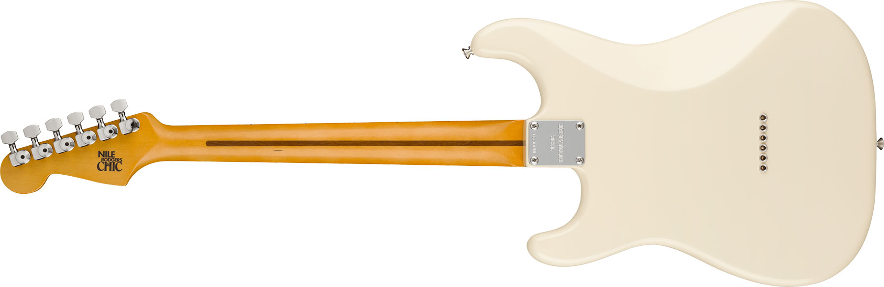 Fender Nile Rodgers Strat Hitmaker Usa Signature 3s Ht Mn - Olympic White - Str shape electric guitar - Variation 1