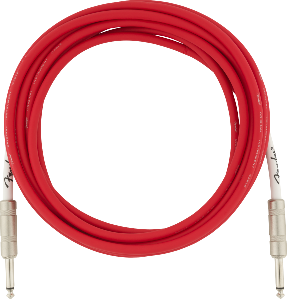Cable Fender Original Instrument Cable, 15ft - Fiesta Red