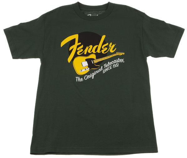 Tele R T-shirt pour homme Gris XXL Fender Orig