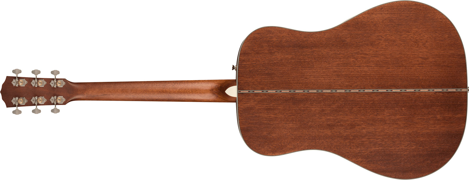 Fender Pd-220e Paramount Dreadnought Tout Acajou Ova - Aged Cognac Burst - Electro acoustic guitar - Variation 1