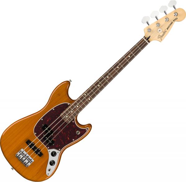 Electric bass for kids Fender Player Mustang Bass PJ (MEX, PF) - Aged natural
