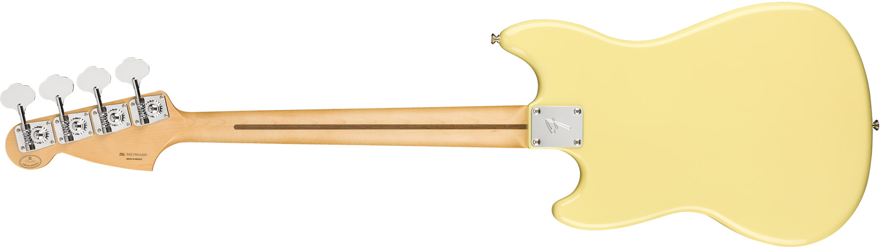 Fender Player Mustang Bass Pj Ltd Mex Mn - Canary - Solid body electric bass - Variation 1