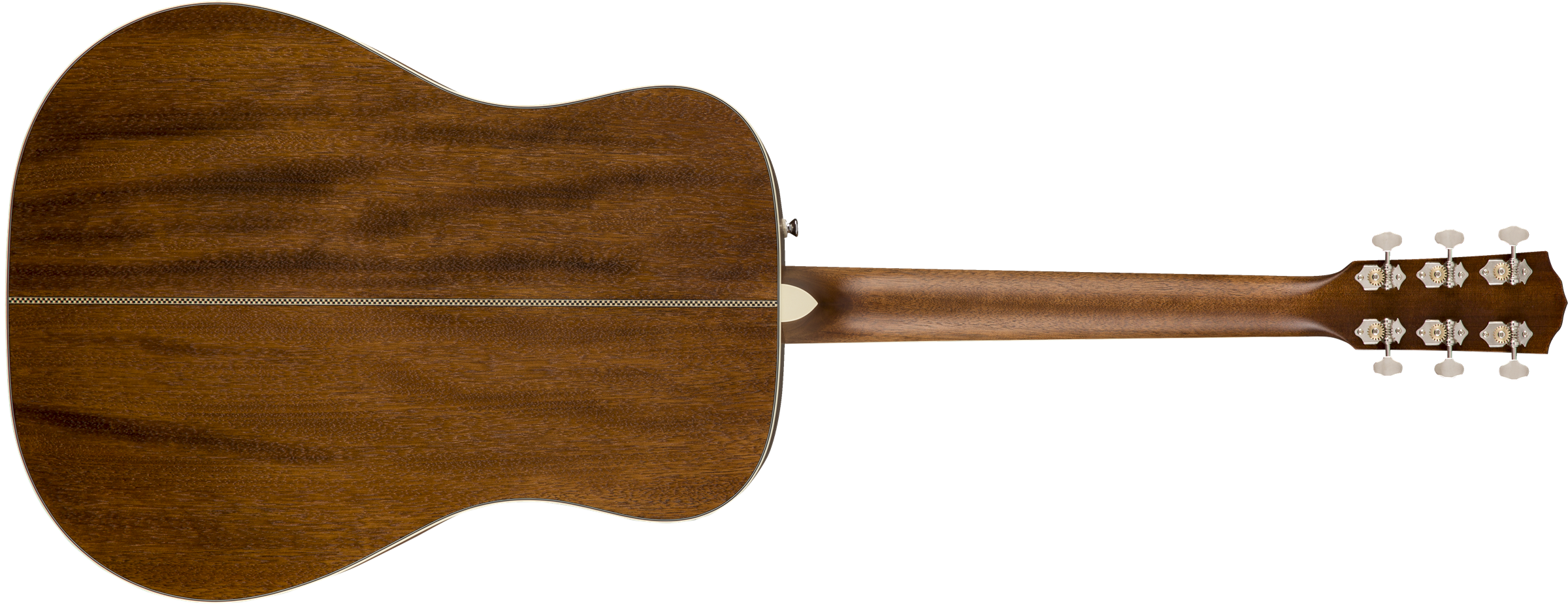 Fender Pm-1 Lh Gaucher Paramount Dreadnought Tout Acajou Ova +etui - Natural - Acoustic guitar & electro - Variation 1