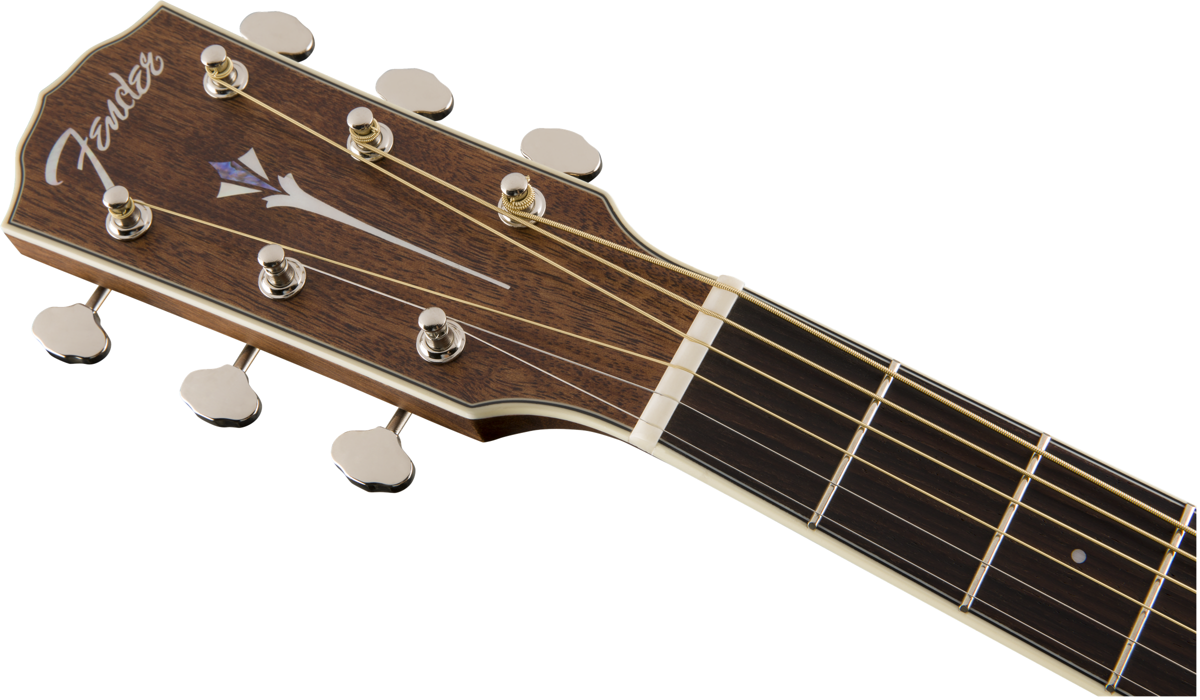 Fender Pm-1 Lh Gaucher Paramount Dreadnought Tout Acajou Ova +etui - Natural - Acoustic guitar & electro - Variation 4