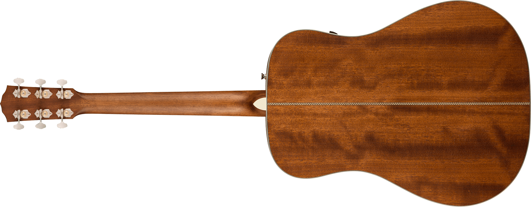 Fender Pm-1e All-mahogany Ne Paramount Dreadnought Tout Acajou Ova +etui - Aged Cognac Burst - Folk guitar - Variation 1