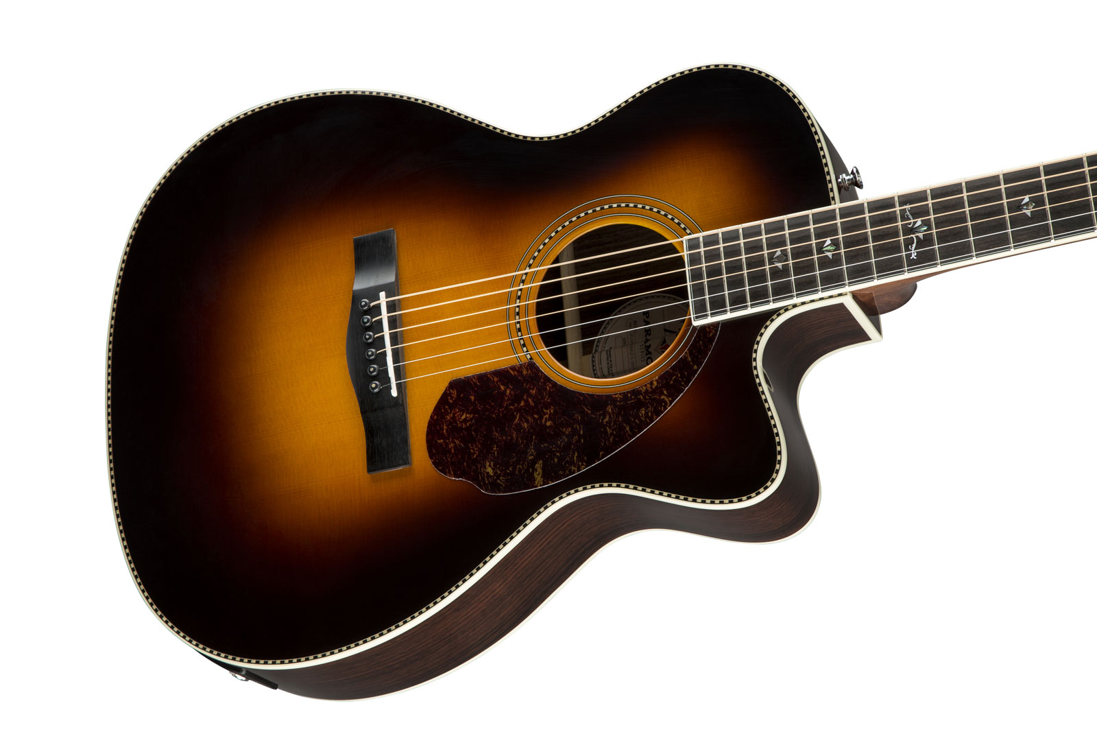 Fender Pm-3 Deluxe Paramount Triple 0 - Vintage Sunburst - Acoustic guitar & electro - Variation 3