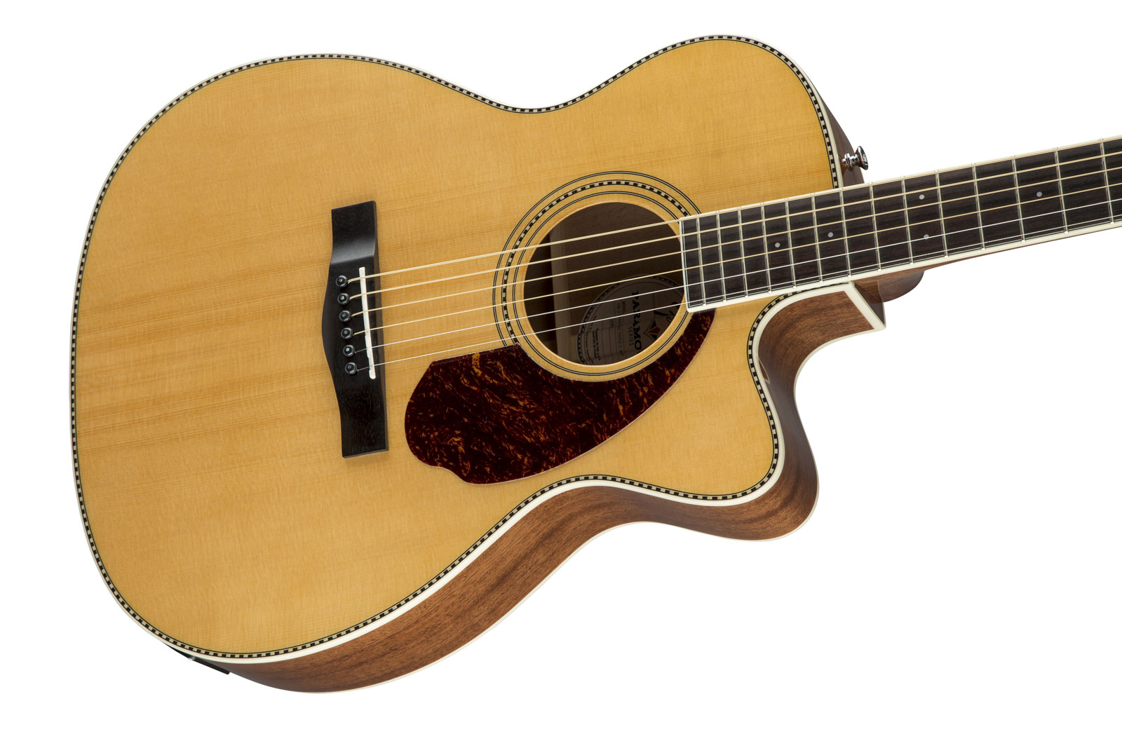 Fender Pm-3 Standard Paramount Triple-0 Cw Epicea Acajou 2017 - Natural - Electro acoustic guitar - Variation 2