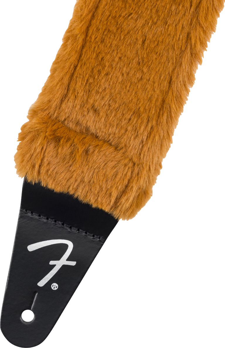 Fender Poodle Plush Strap Rust - Guitar strap - Variation 1