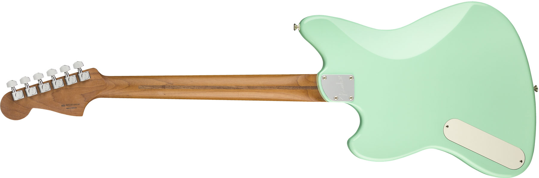Fender Powercaster Alternate Reality Ltd Hp90 Ht Pf - Surf Green - Retro rock electric guitar - Variation 1