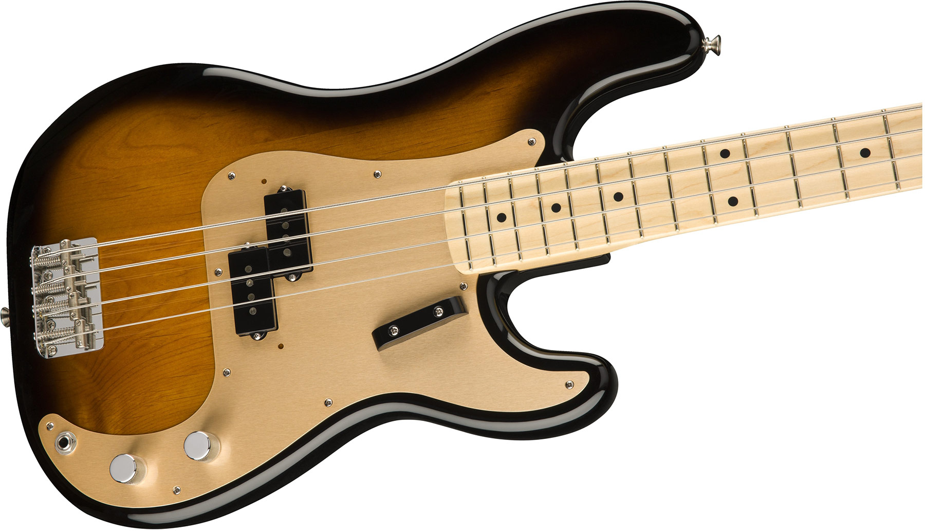 Fender Precision Bass '50s American Original Usa Mn - 2-color Sunburst - Solid body electric bass - Variation 1