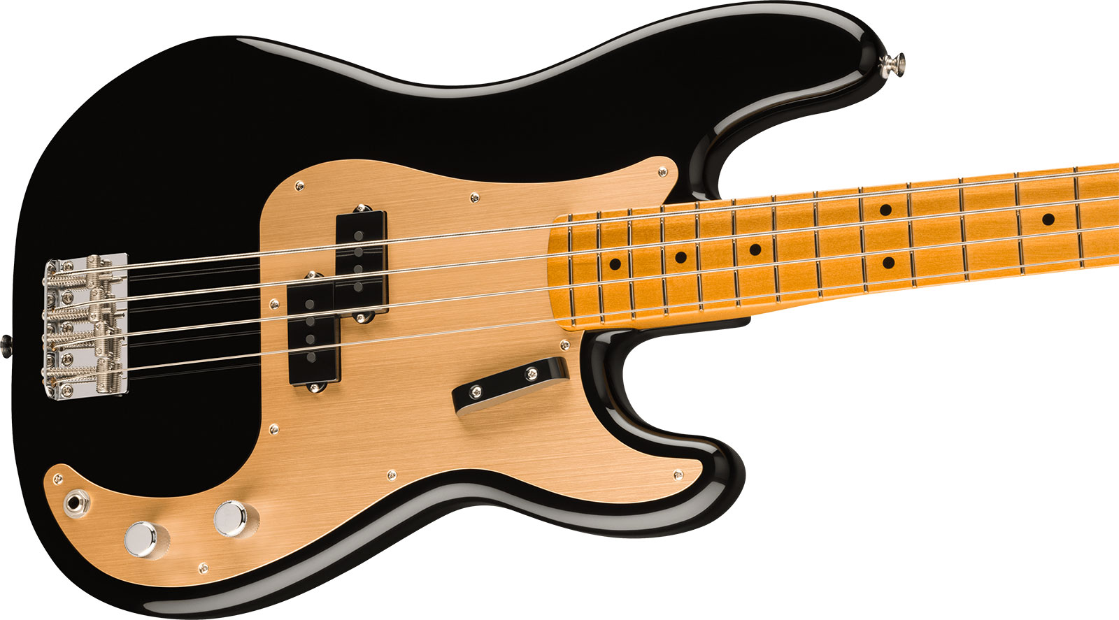 Fender Precision Bass 50s Vintera Ii Mex Mn - Black - Solid body electric bass - Variation 2