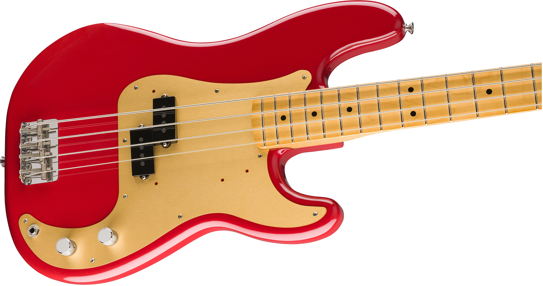 Fender Precision Bass 50s Vintera Vintage Mex Mn - Dakota Red - Solid body electric bass - Variation 2