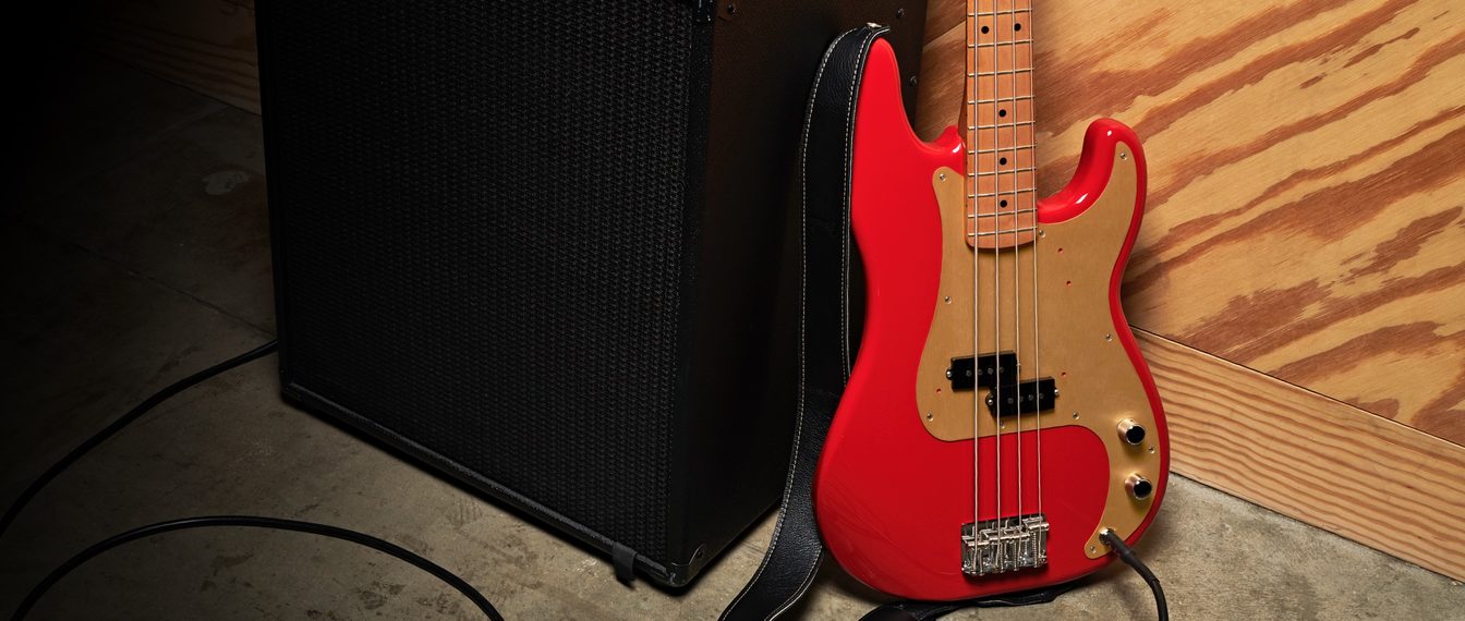 Fender Precision Bass 50s Vintera Vintage Mex Mn - Dakota Red - Solid body electric bass - Variation 4