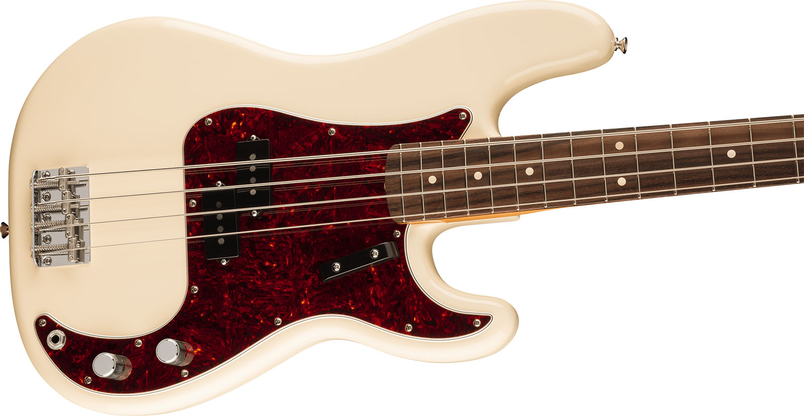 Fender Precision Bass 60s Vintera Ii Mex Rw - Olympic White - Solid body electric bass - Variation 2