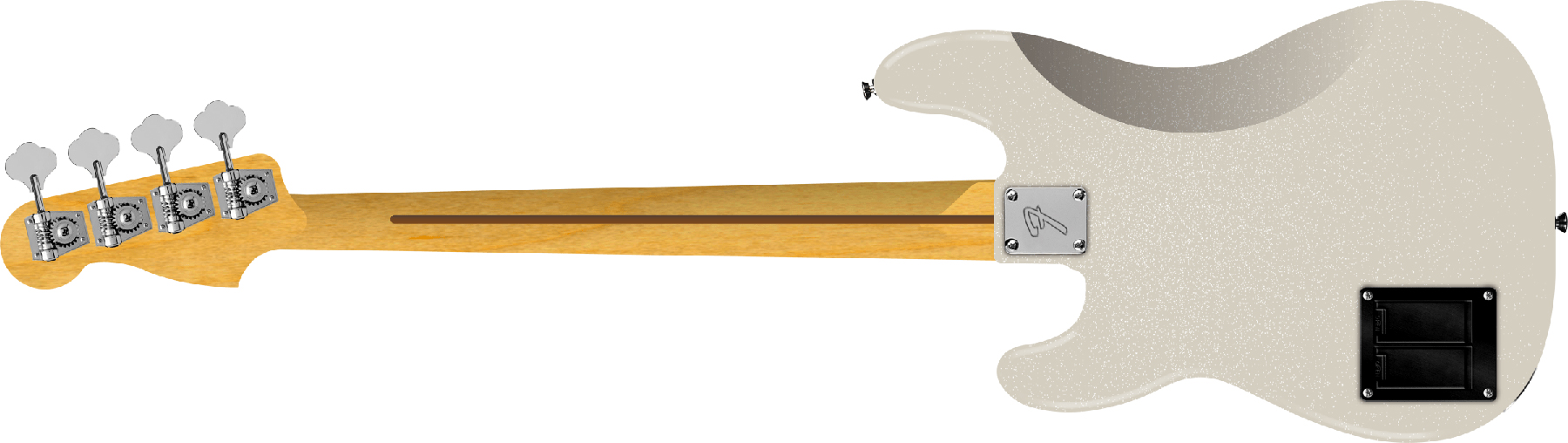 Fender Precision Bass Active Player Ii Modified Mex Rw - Olympic Pearl - Solid body electric bass - Variation 1