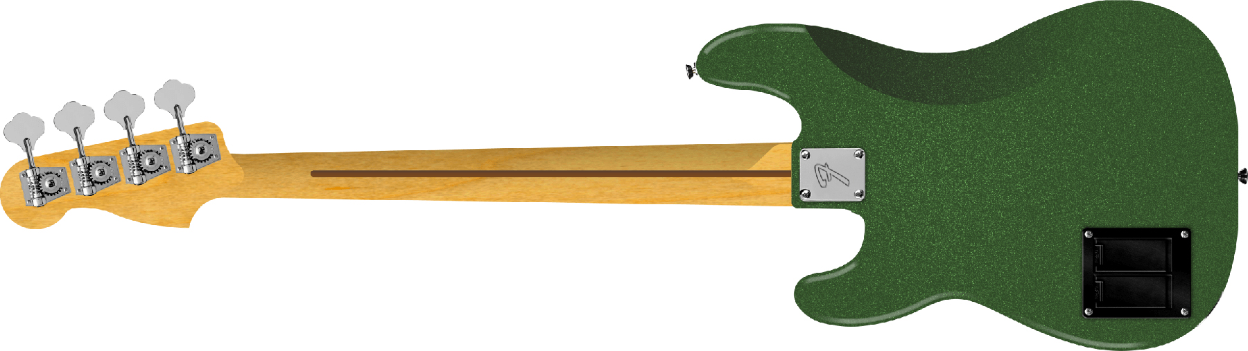 Fender Precision Bass Active Player Ii Modified Mex Rw - Harvest Green Metallic - Solid body electric bass - Variation 1