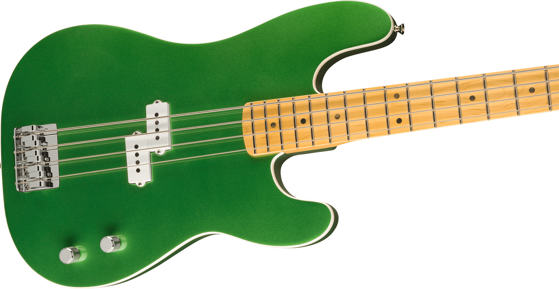 Fender Precision Bass Aerodyne Special Jap Mn - Speed Green Metallic - Solid body electric bass - Variation 2