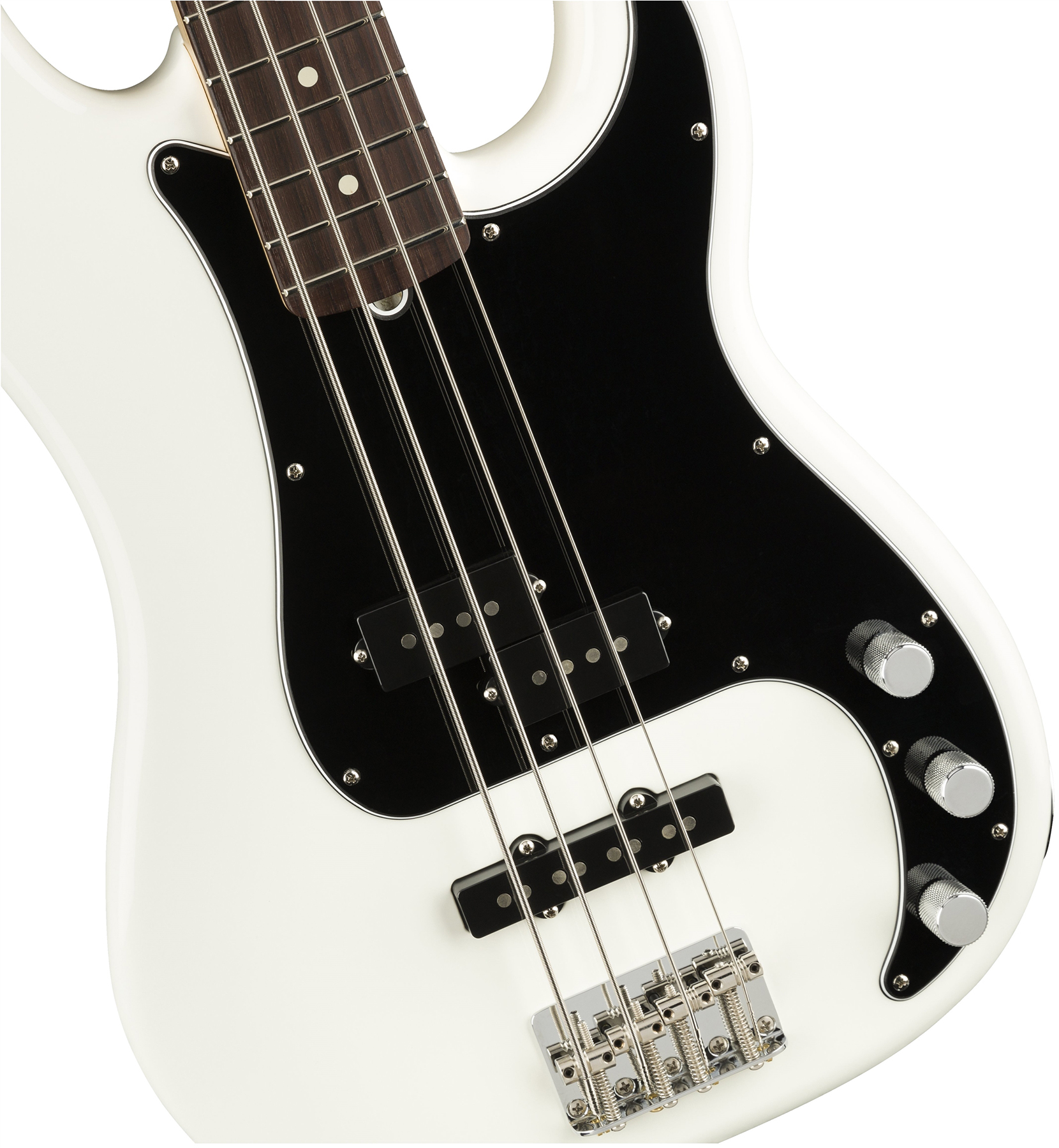 Fender Precision Bass American Performer Usa Rw - Arctic White - Solid body electric bass - Variation 2