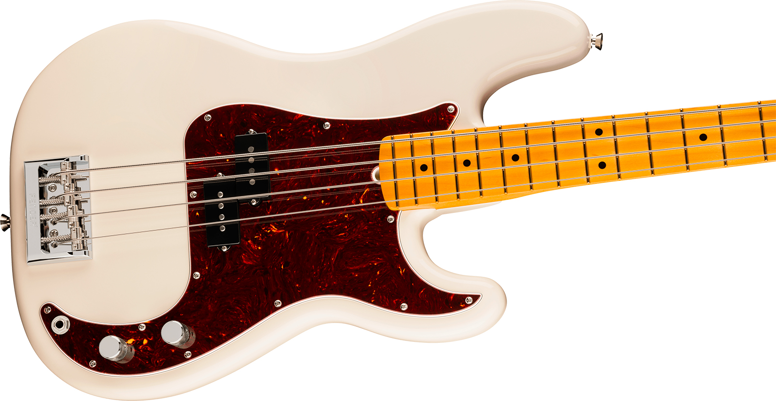 Fender Precision Bass American Pro. Usa Mn - Olympic White - Solid body electric bass - Variation 2