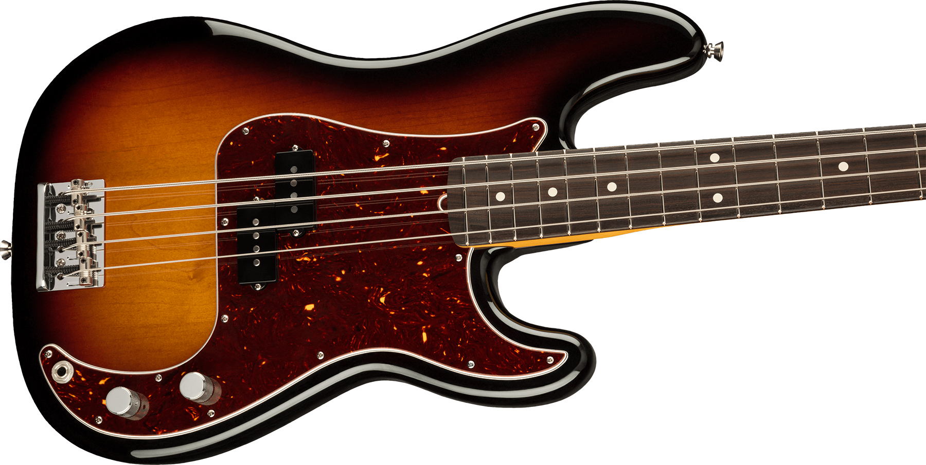 Fender Precision Bass American Professional Ii Lh Gaucher Usa Rw - 3-color Sunburst - Solid body electric bass - Variation 2