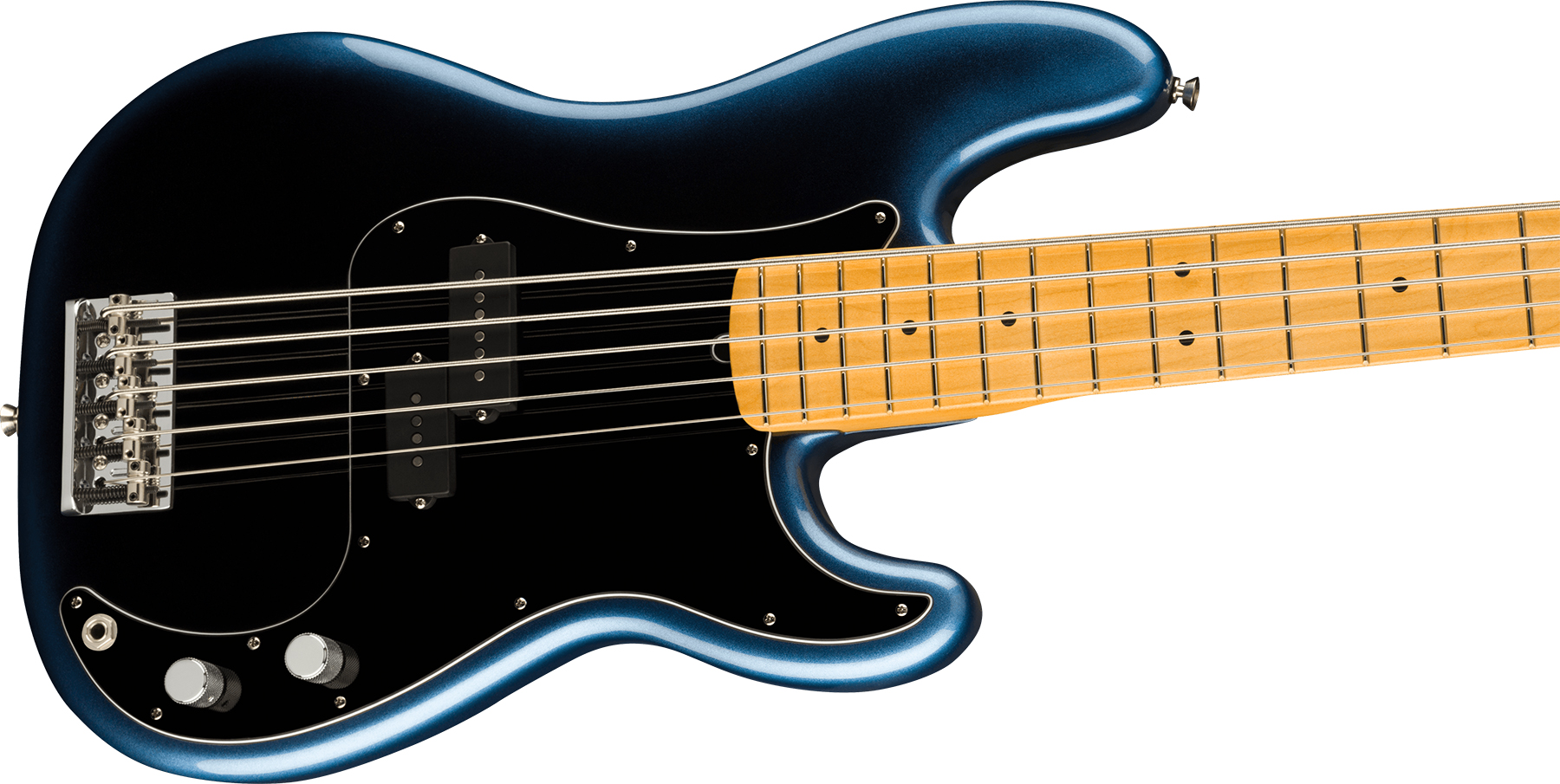 sokker erindringsmønter Støt Fender American Professional II Precision Bass V (USA, MN) - dark night  Solid body electric bass blue