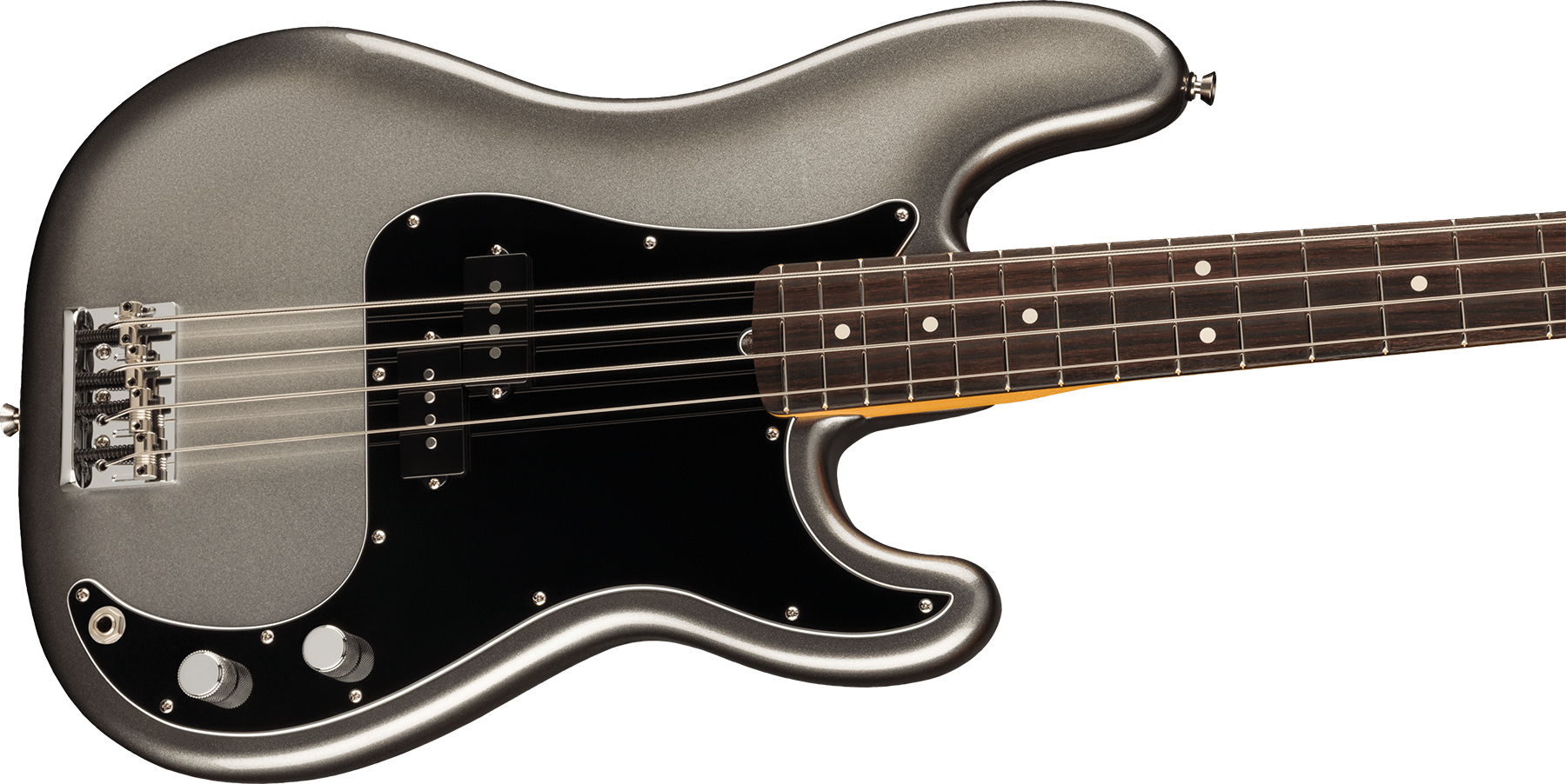 Fender Precision Bass American Professional Ii Usa Rw - Mercury - Solid body electric bass - Variation 2