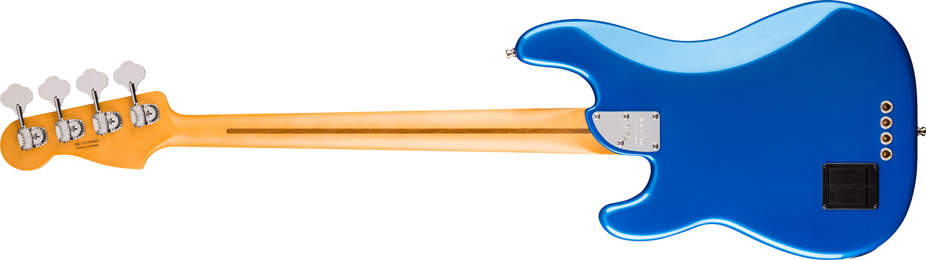 Fender Precision Bass American Ultra Ii Usa Active Eb - Noble Blue - Solid body electric bass - Variation 1
