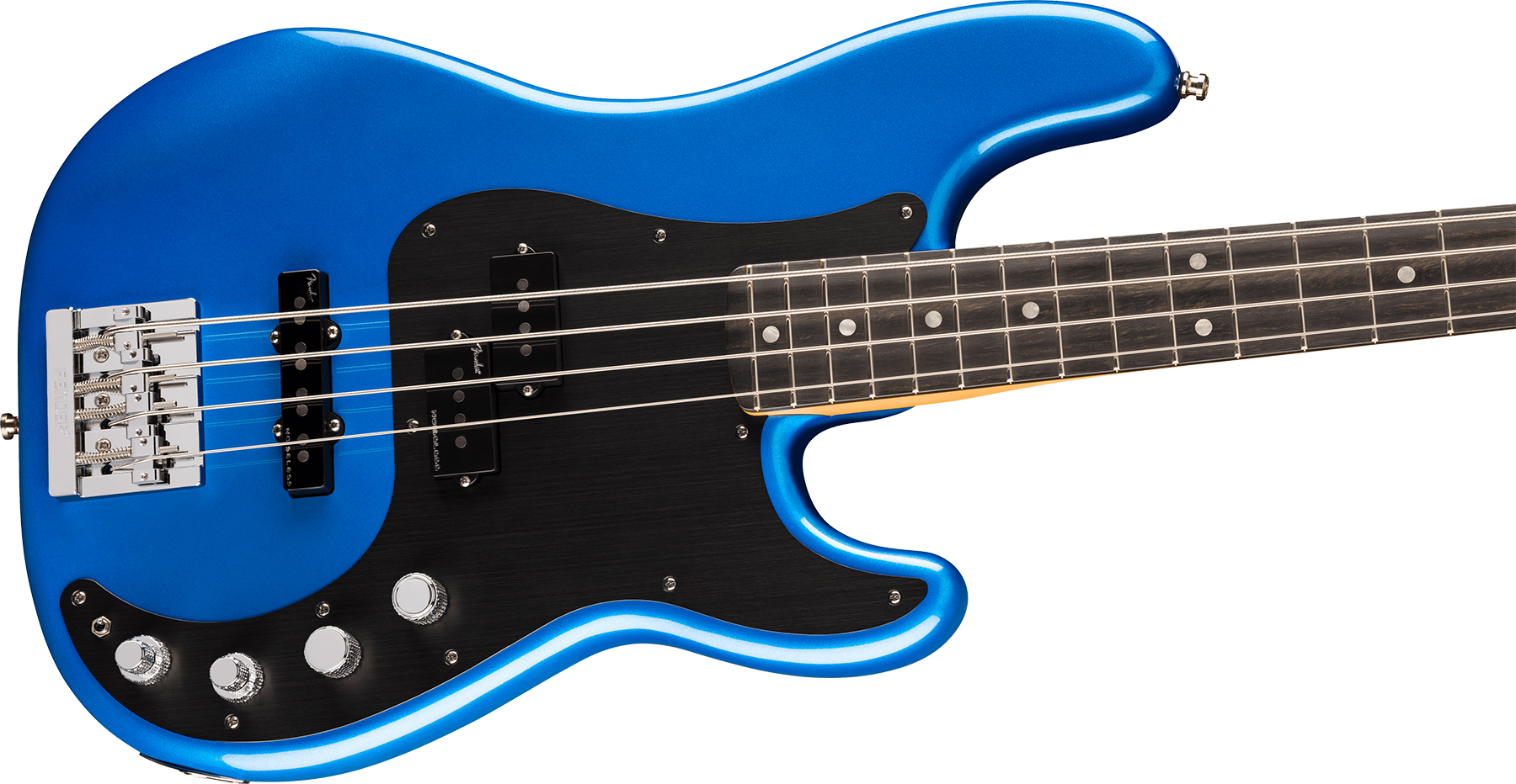 Fender Precision Bass American Ultra Ii Usa Active Eb - Noble Blue - Solid body electric bass - Variation 2