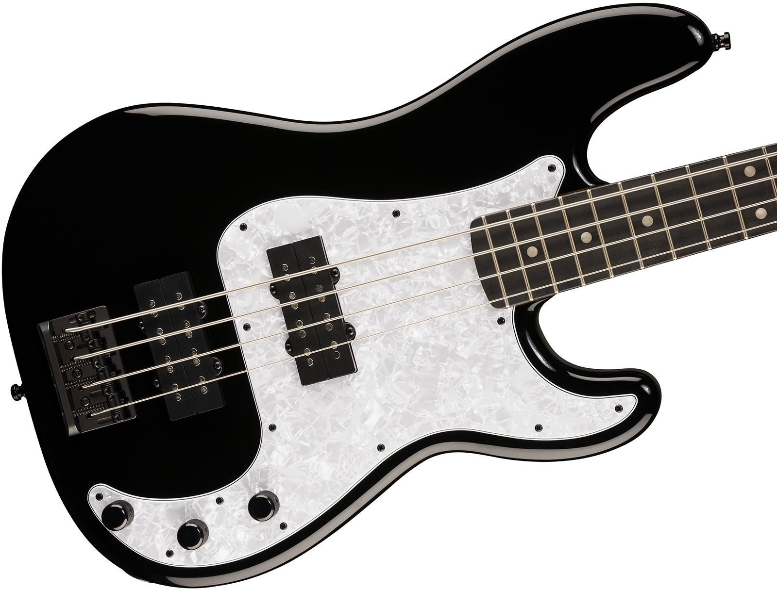 Fender Precision Bass Hh Player Fusion Ltd 2h Eb - Black - Solid body electric bass - Variation 2