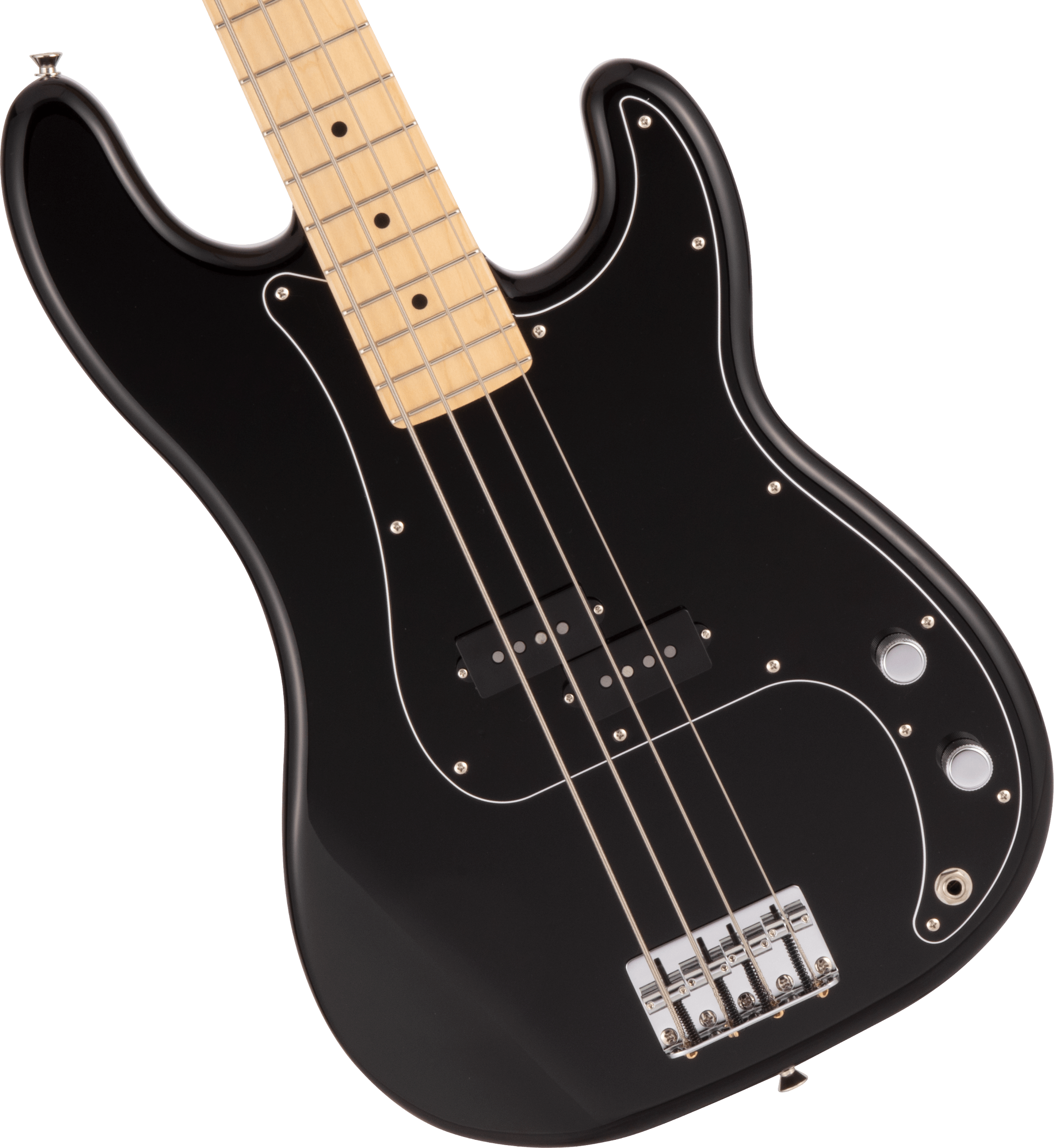 Fender Precision Bass Hybrid Ii Japan Mn - Black - Solid body electric bass - Variation 2