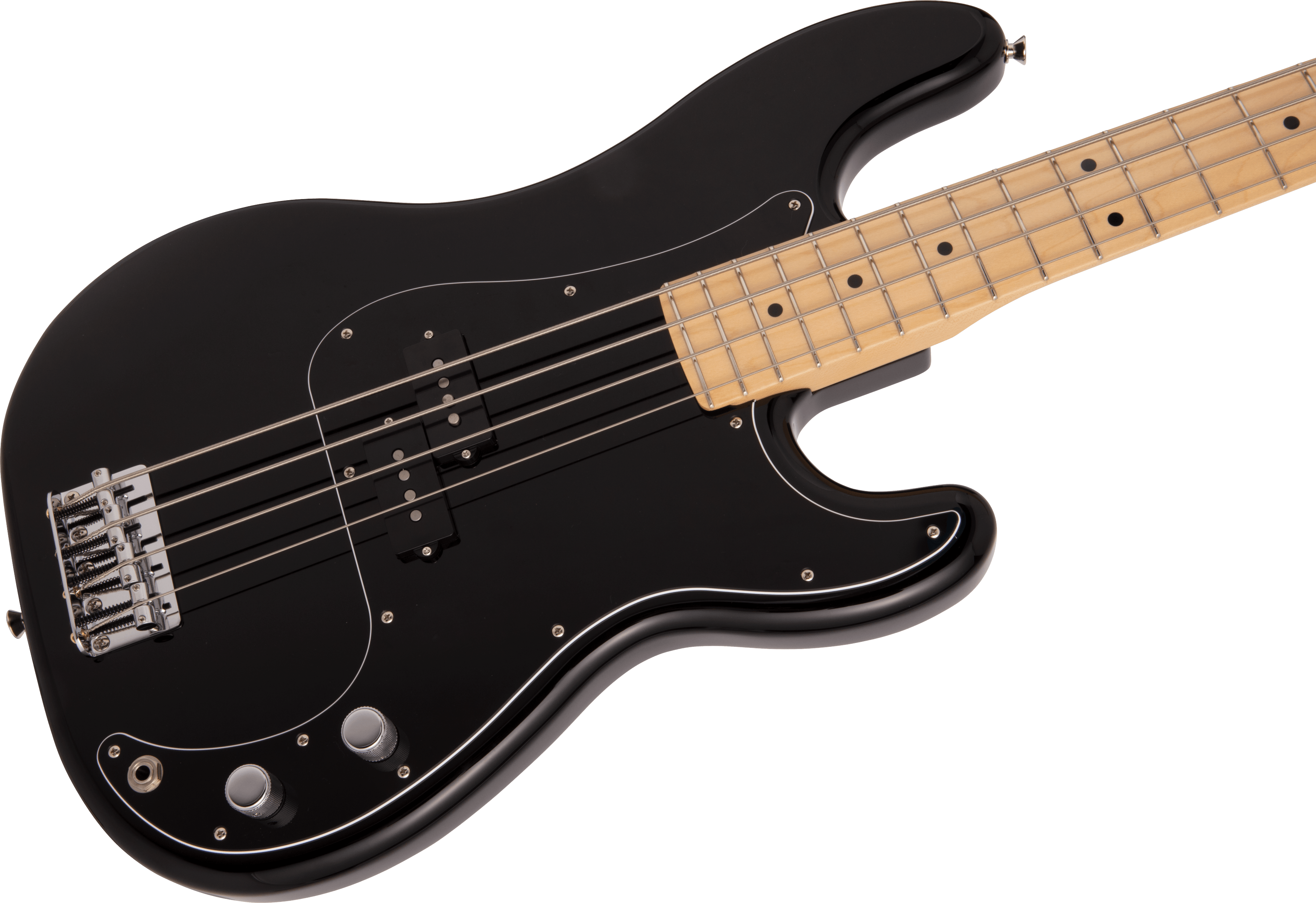 Fender Precision Bass Hybrid Ii Japan Mn - Black - Solid body electric bass - Variation 3