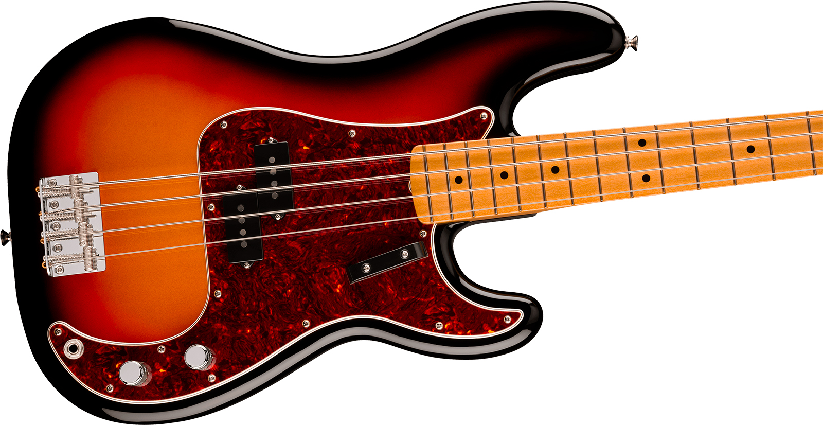 Fender Precision Bass Late 60s Vintera 3 Mex Mn - 3-color Sunburst - Solid body electric bass - Variation 2