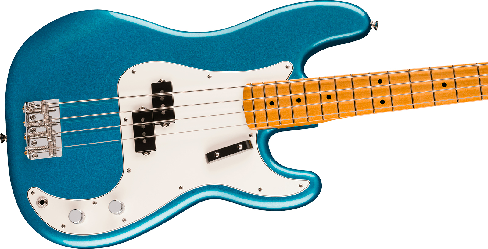 Fender Precision Bass Late 60s Vintera 3 Mex Mn - Lake Placid Blue - Solid body electric bass - Variation 2